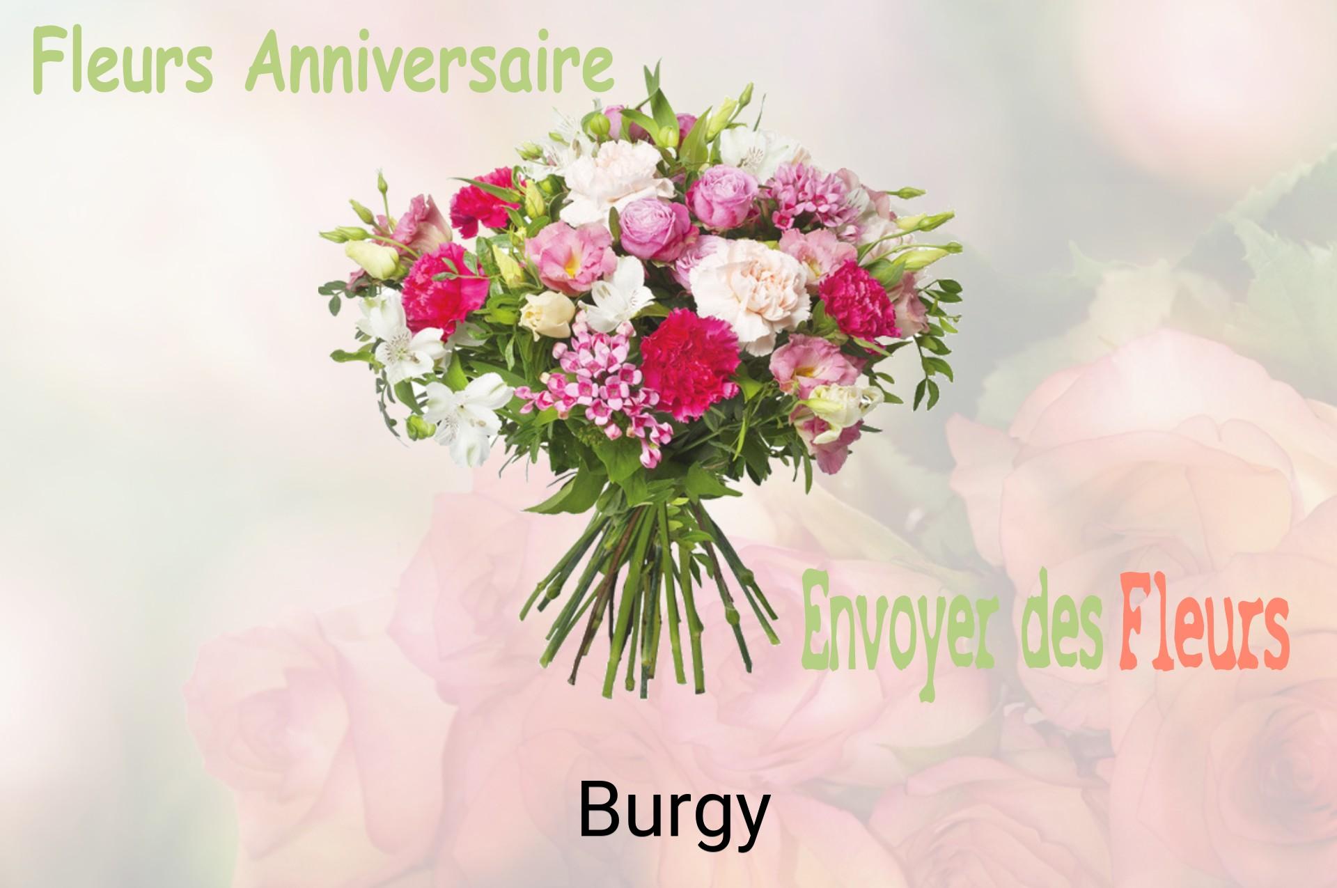 Bouquet de fleurs d’anniversaire livré à Burgy