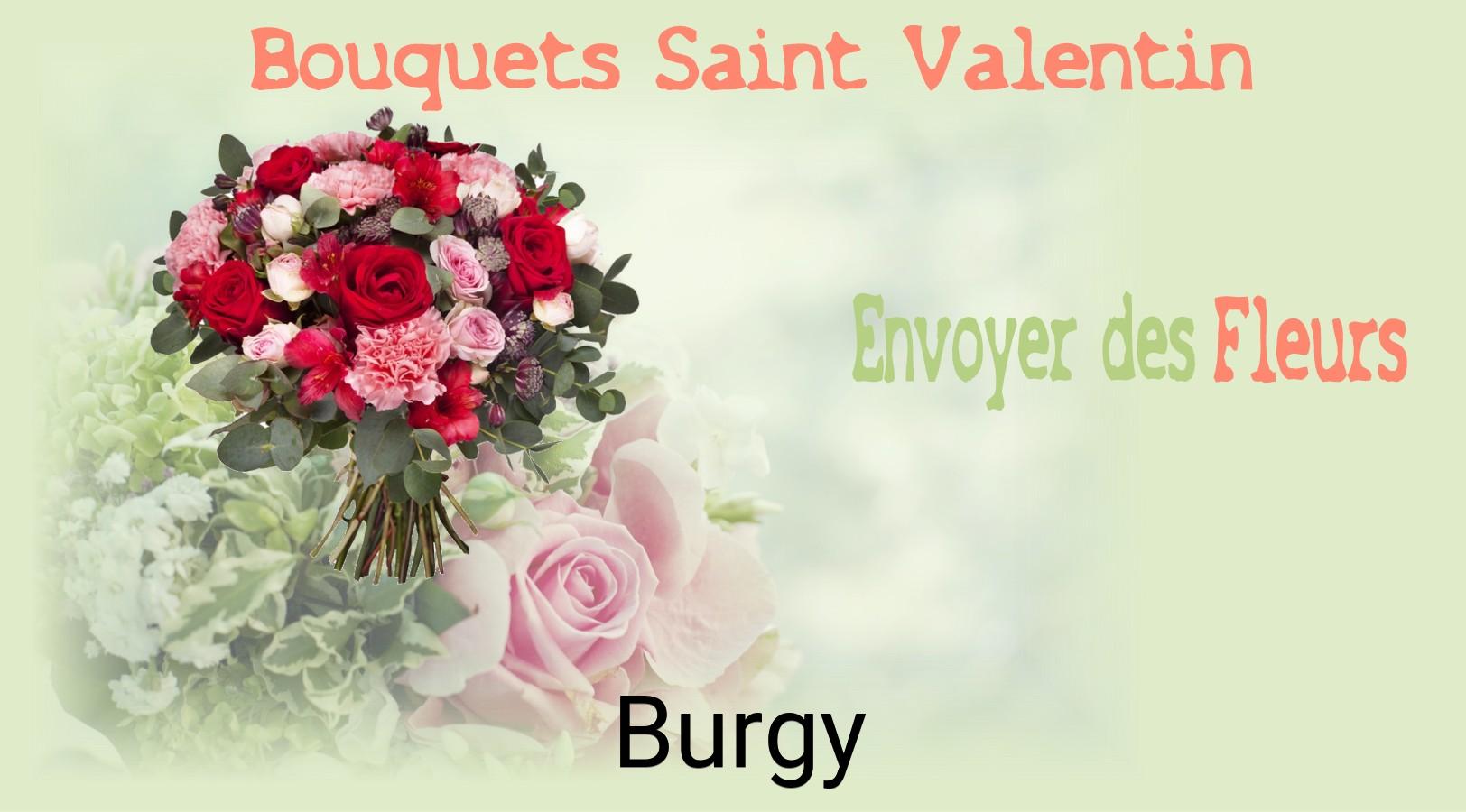 Roses de Saint-Valentin livrées à Burgy